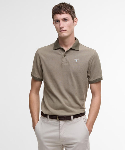 Barbour Polo Essential Sports Mix | Groen