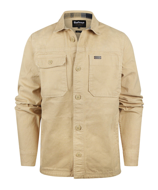 Lingfield Canvas Overshirt | Dark Stone