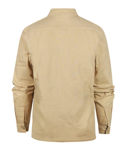 Lingfield Canvas Overshirt | Dark Stone