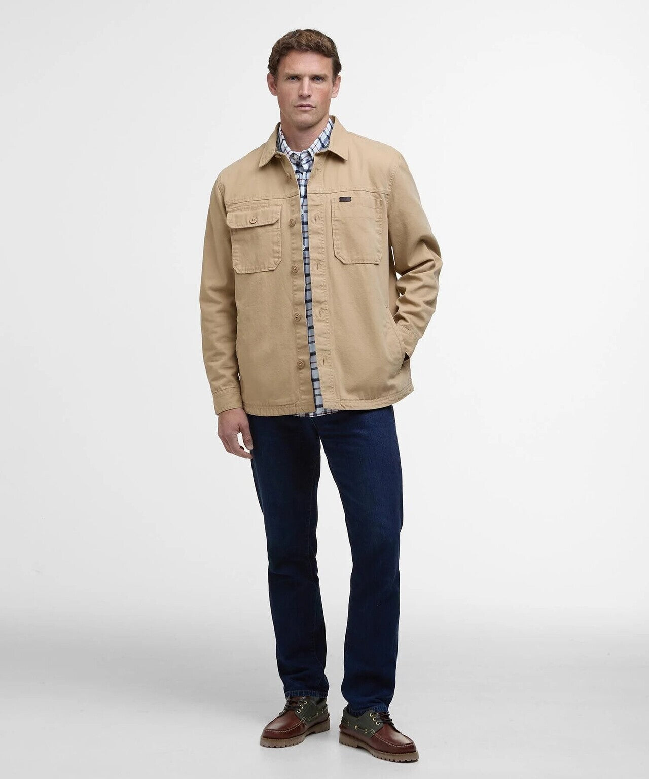 Lingfield Canvas Overshirt | Dark Stone