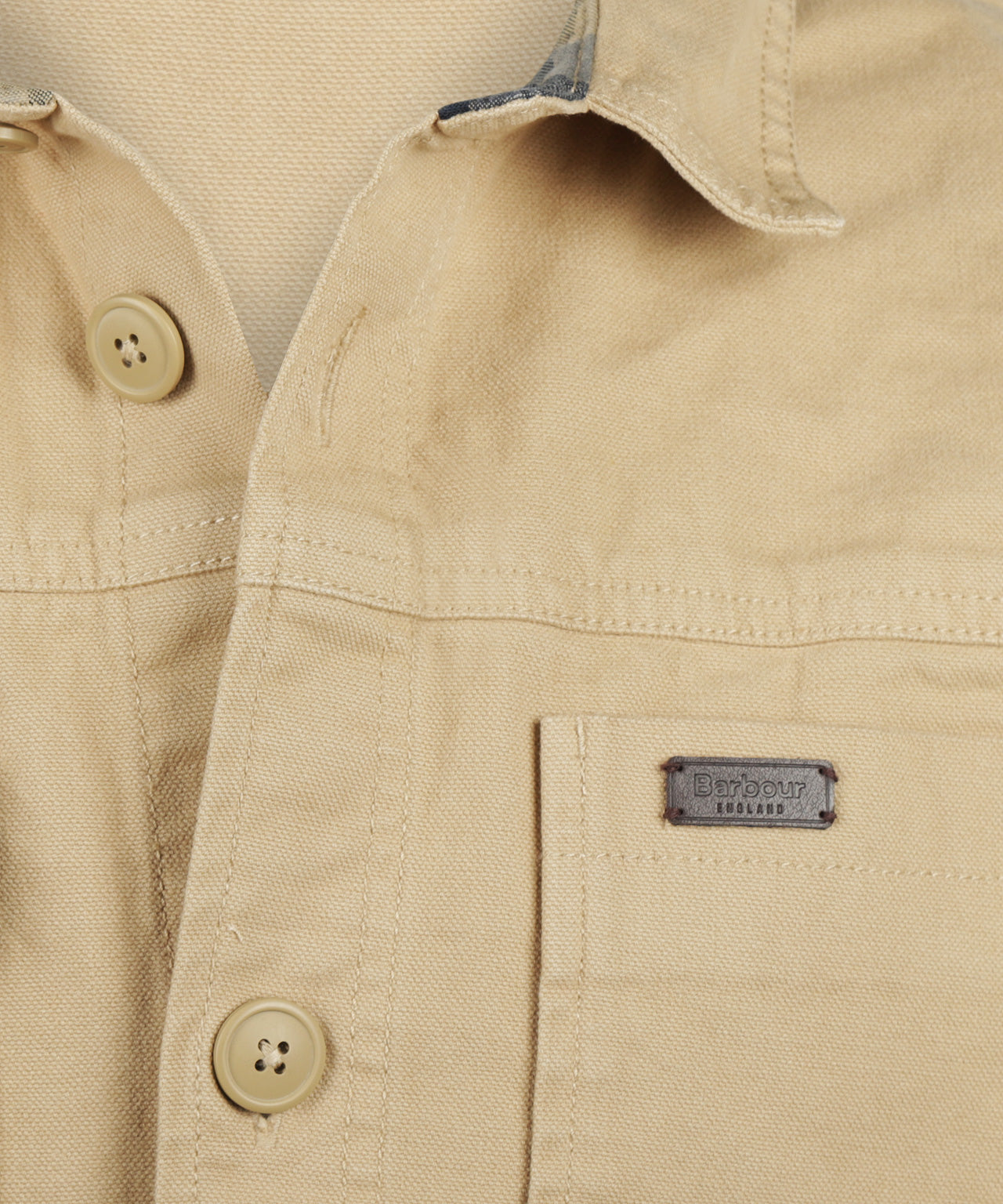 Lingfield Canvas Overshirt | Dark Stone