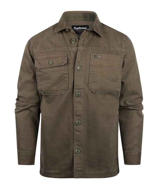 Lingfield Canvas Overshirt | Fern