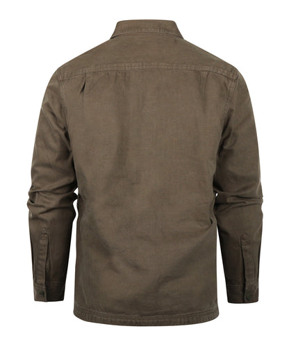 Lingfield Canvas Overshirt | Fern