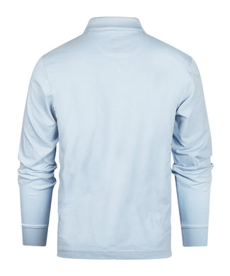 Reed Polo Lange Mouw | Blauw