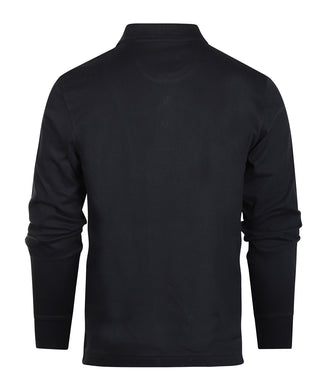 Reed Polo Lange Mouw | Navy Blauw