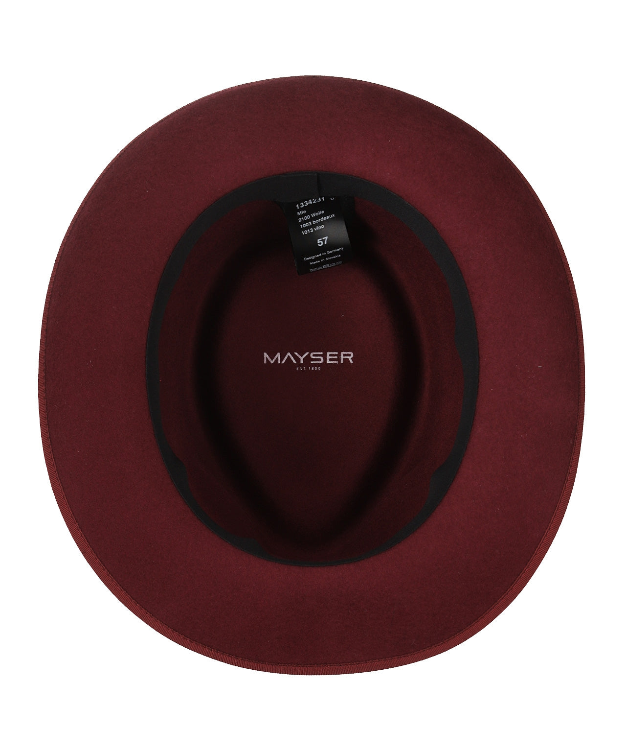 Mayser Hoed Mio | Bordeaux