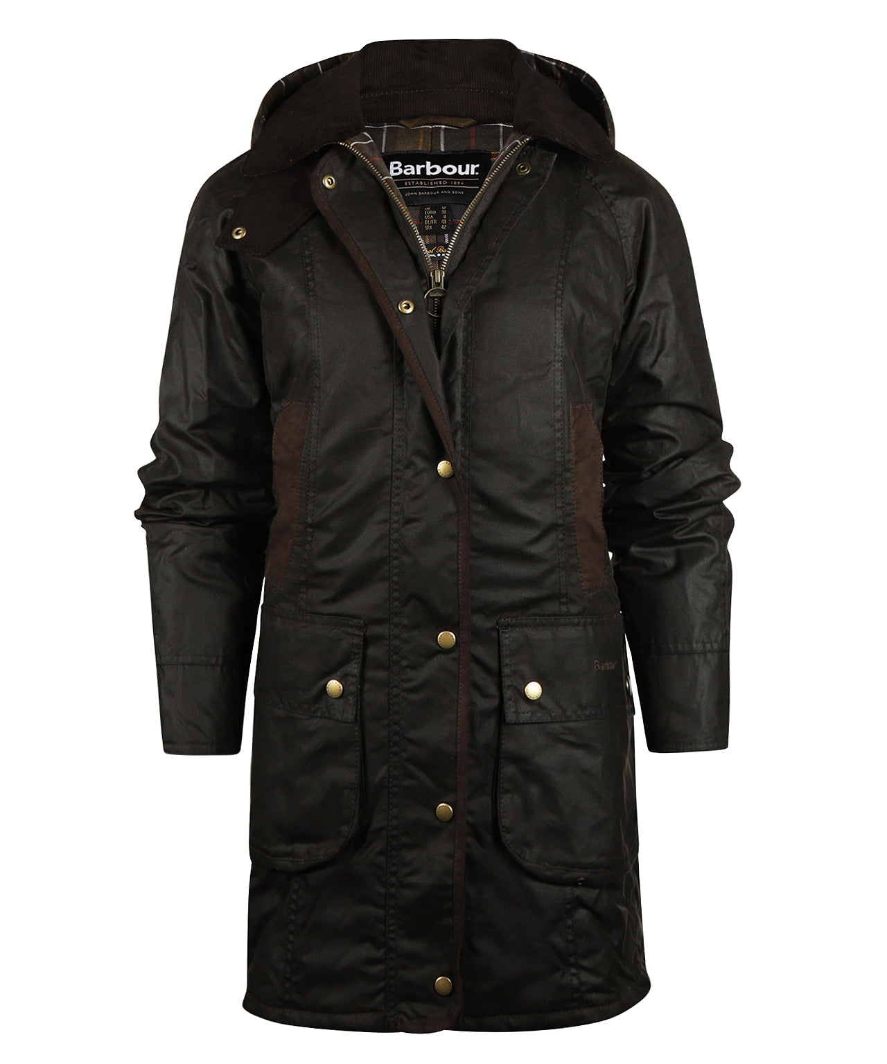 Barbour Bower Wax Jacket Women | Green