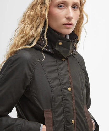 Barbour Bower Wax Jacket Women | Green