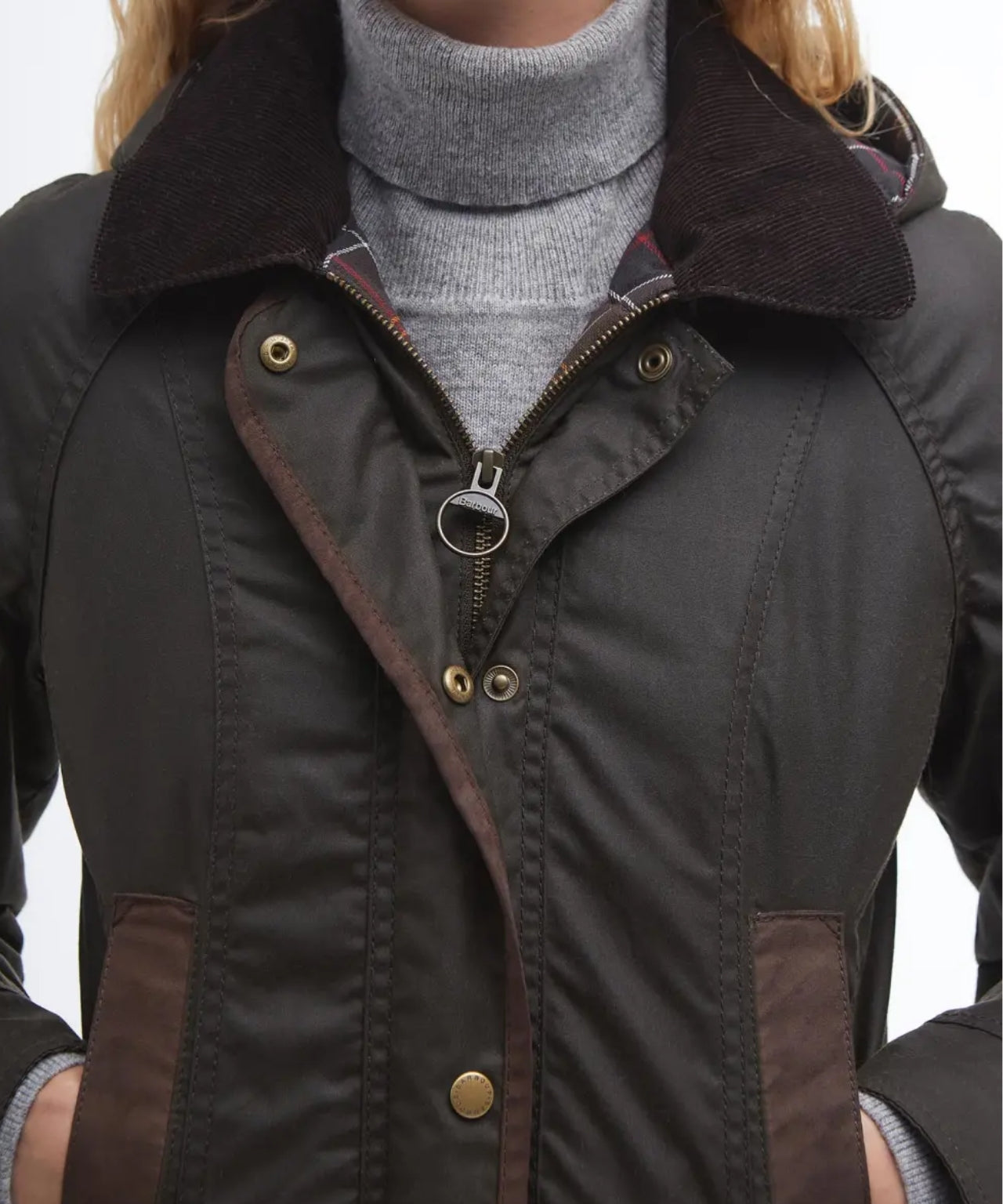 Barbour Bower Wax Jacket Women | Green