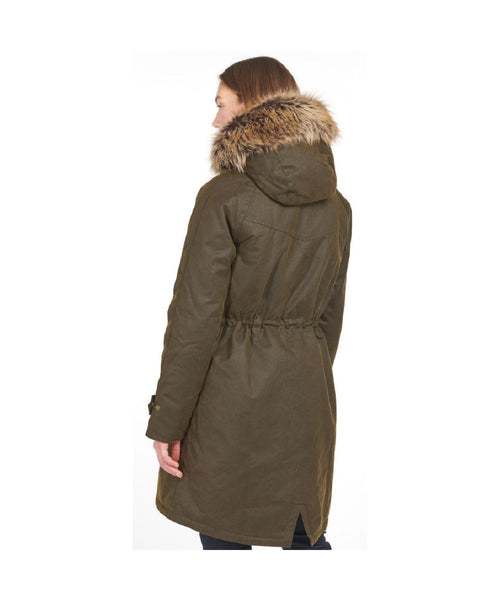 Barbour Hartwith Wax Jacket Dames | Olive