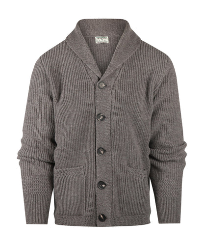 William Lockie Cardigan Jamie mit Schalkragen | Birke