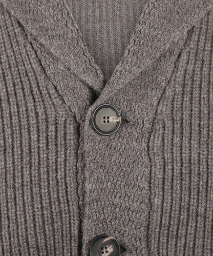 William Lockie Cardigan Jamie mit Schalkragen | Birke