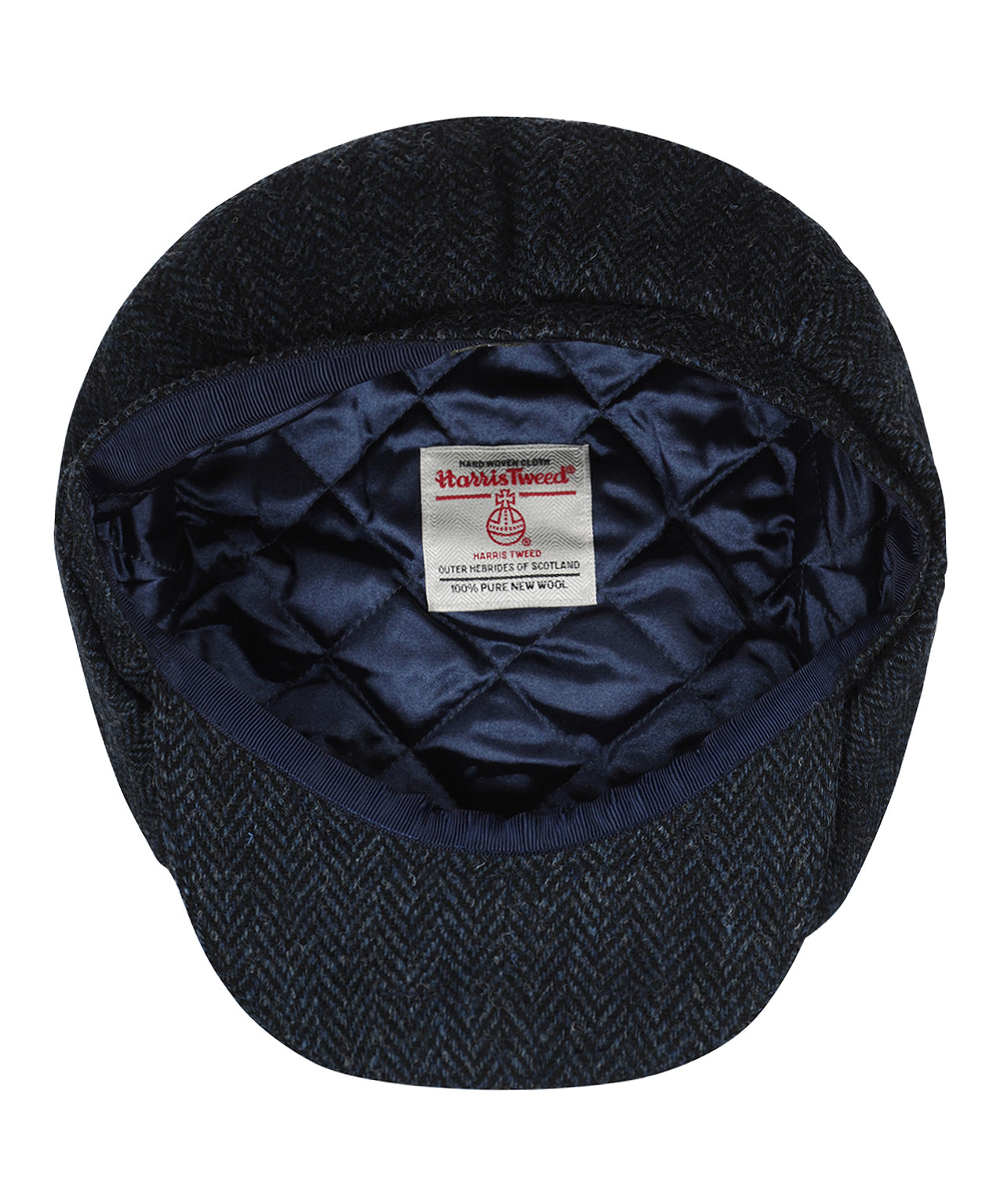 Scott Harris Tweed Schiebermütze | Blau