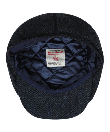 Scott Harris Tweed Schiebermütze | Blau