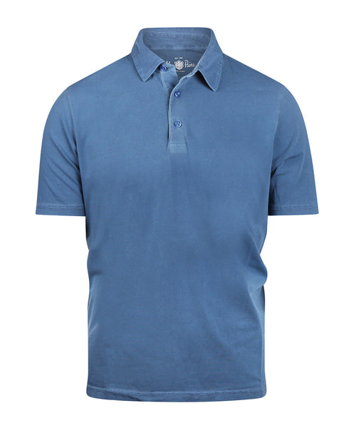 Casual Piqué Polo Korte Mouw | Blauw