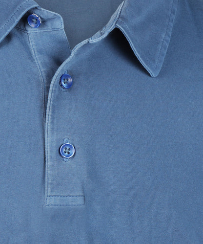 Casual Jersey Polo Short Sleeve | Blue