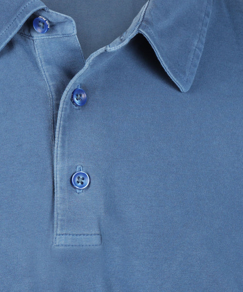Casual Piqué Polo Korte Mouw | Blauw