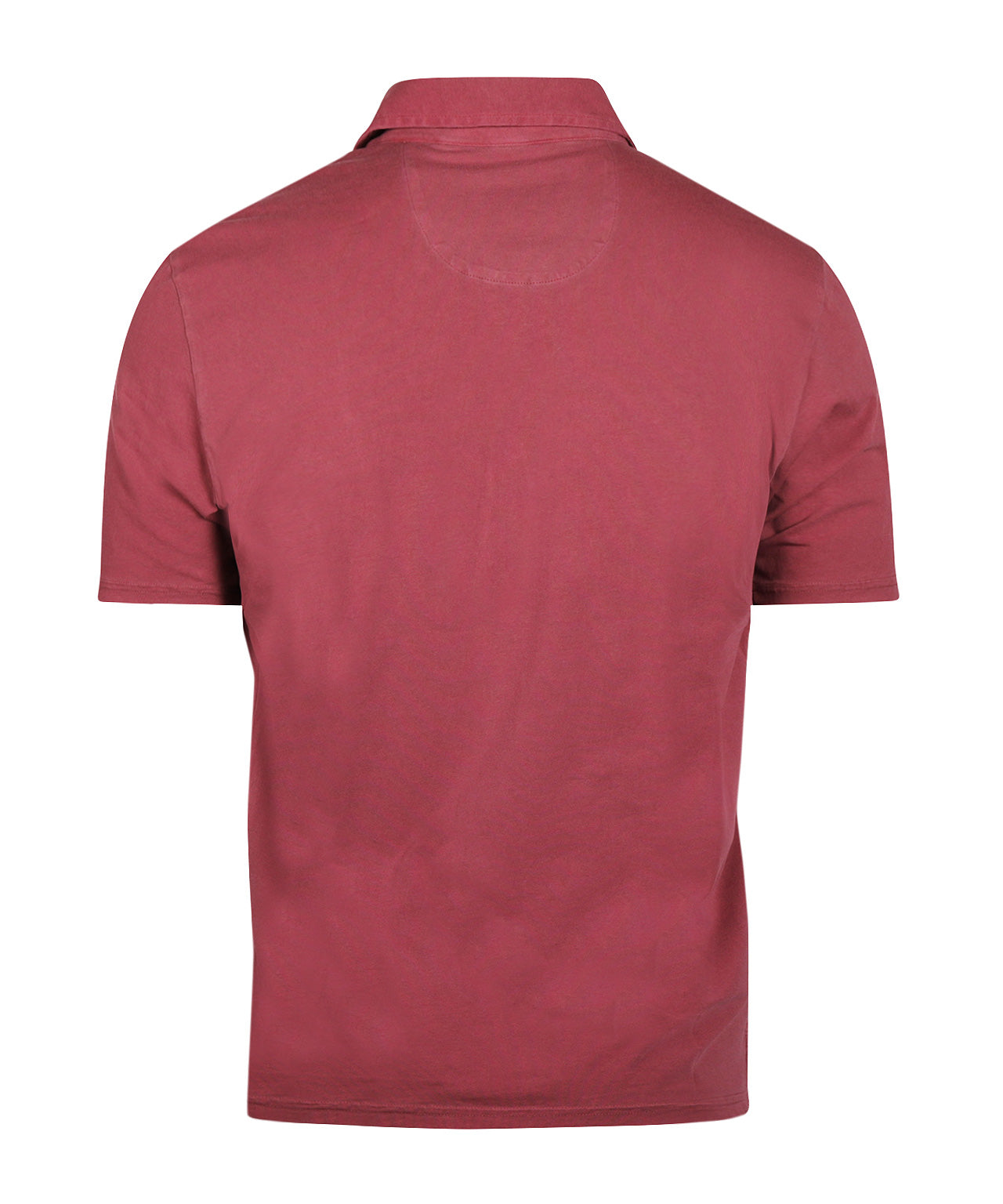 Lässiges Jersey-Polohemd, Kurzarm | Rot