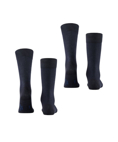 Falke 2er-Pack Happy | Dunkelblau