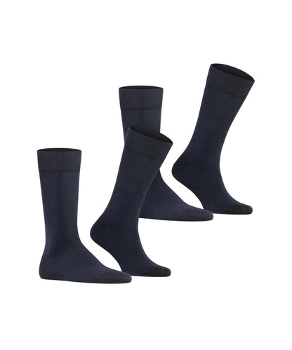 Falke 2er-Pack Happy | Dunkelblau
