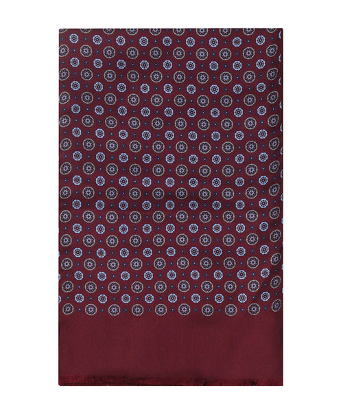 Sjaal Zijde/Wol | Rood