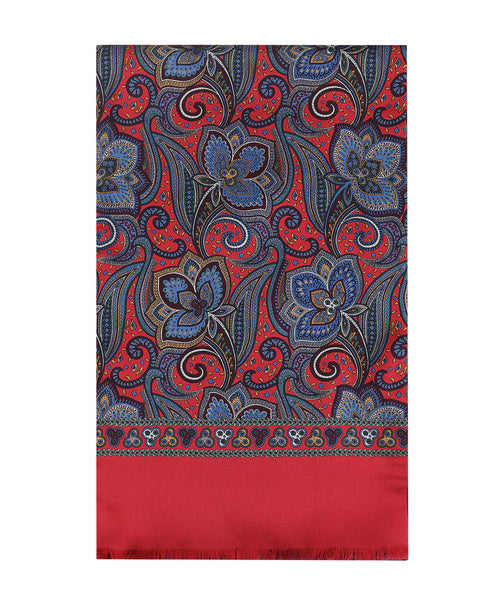 Sjaal Zijde/Wol | Rood
