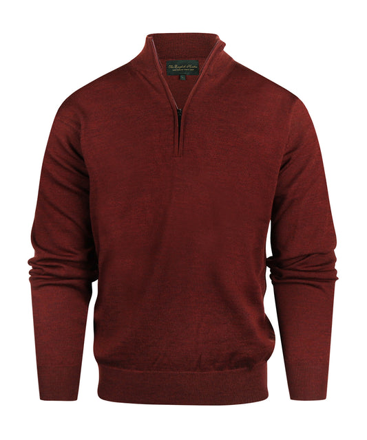 Merino Turtle rits | Bordeaux