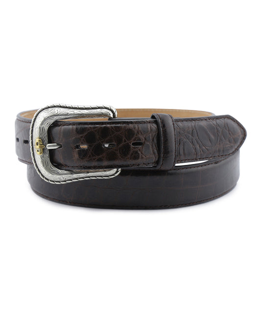 Stetson-Gürtel aus geprägtem Leder | Braun