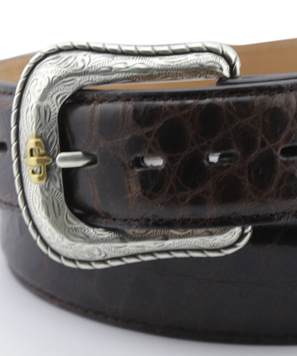 Stetson-Gürtel aus geprägtem Leder | Braun