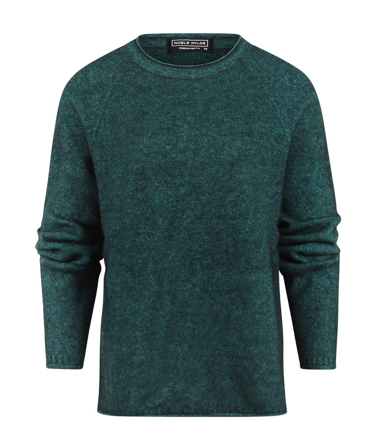 Noble Wilde Rundhalsausschnitt Damen | Grün