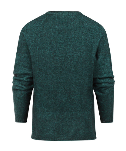 Noble Wilde Rundhalsausschnitt Damen | Grün