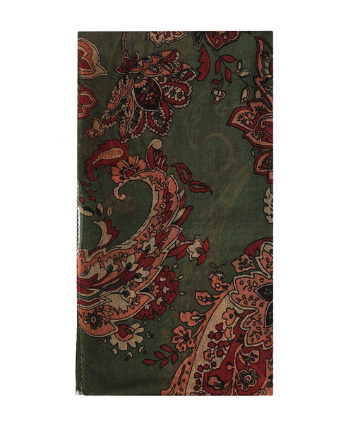 Stetson Summer Paisley Sjaal | Groen