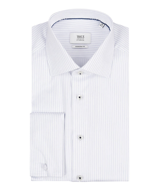 Eterna Shirt Double Cuff | Blue