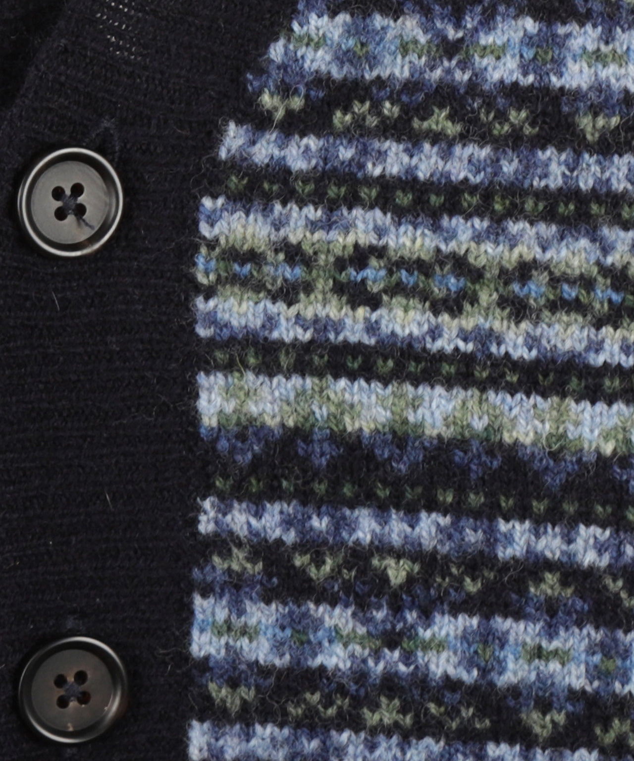 Alan Paine Spencer Fair Isle | Blau