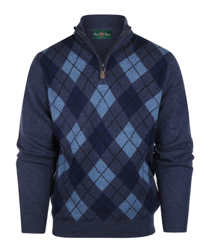Alan Paine Turtle Zipper | Blue