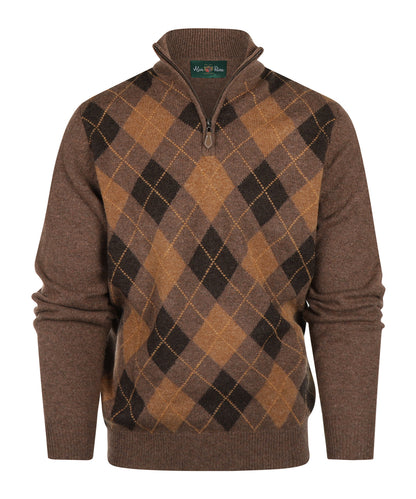 Alan Paine Turtle Zipper | Brown