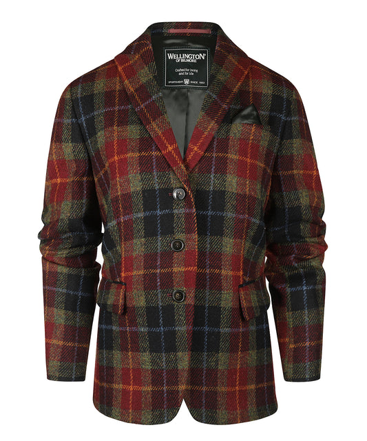 Harris Tweed Women's Blazer Carola | Red