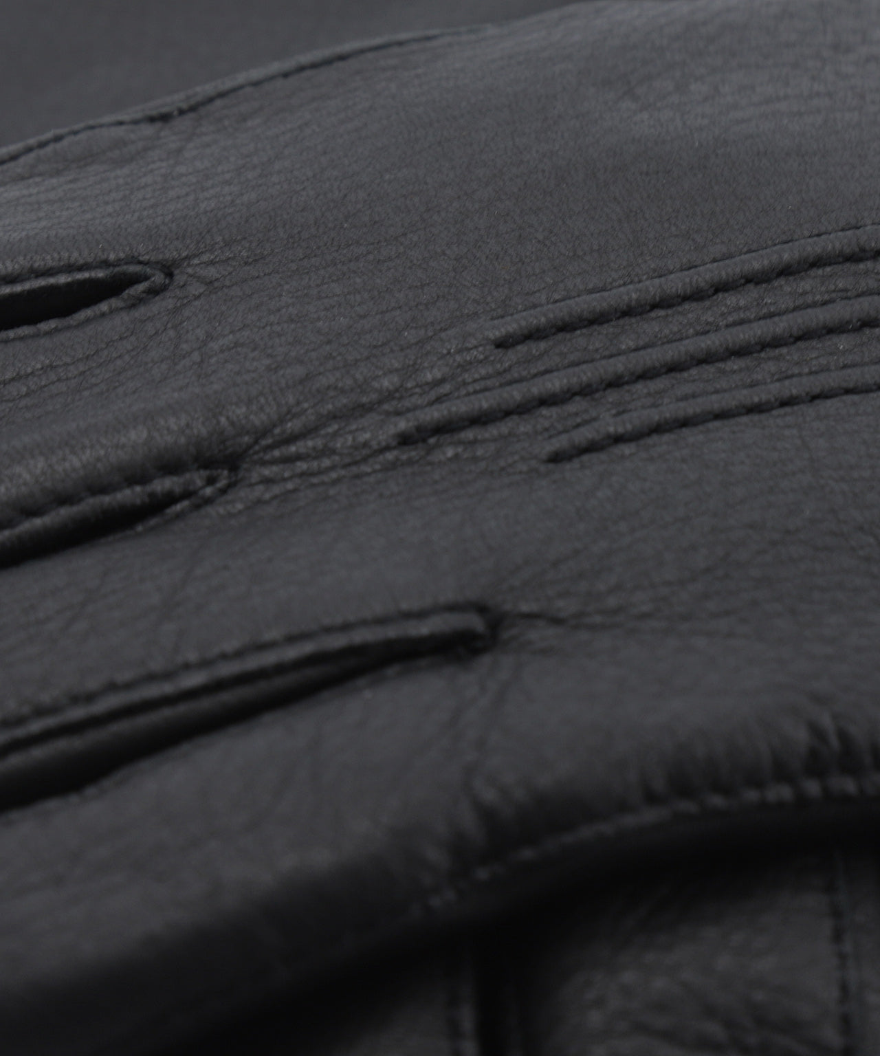 Deerskin Lambskin Glove | Black