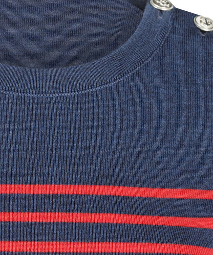 Saint James Pullover Maree IIR | Blau