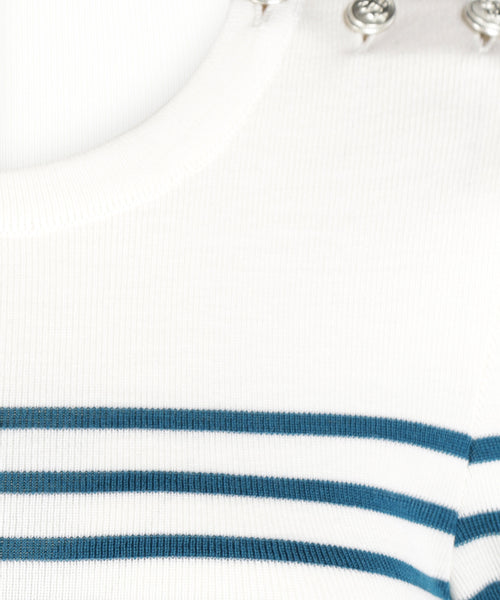 Saint James Pullover Maree IIR | Wit