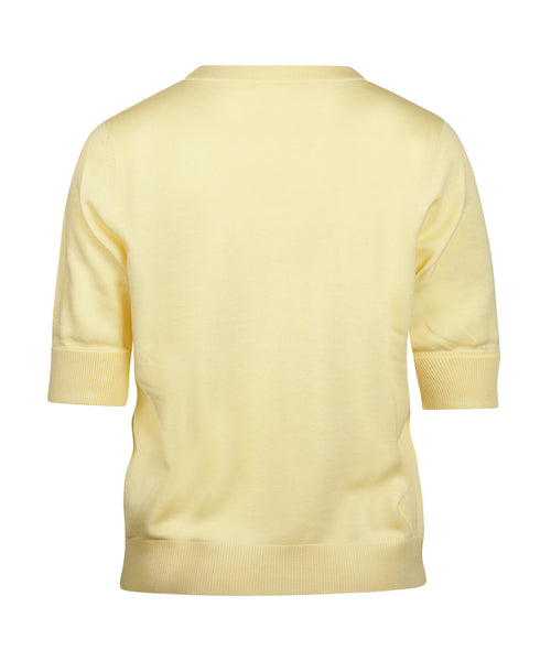 Basic Dames Pullovers korte mouwen | Geel