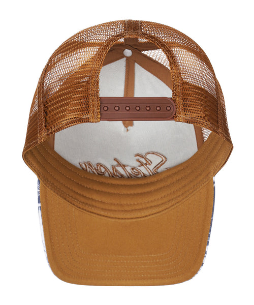Minimal Aloha Print Trucker Pet | Blauw