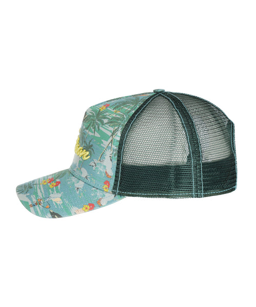 Stetson Trucker Cap Aloha Print | Groen