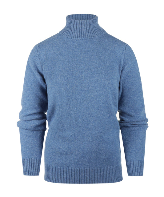 William Lockie Women's Collar Lambswool | Blue