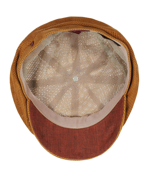 Ballon Cap Leer | Bruin