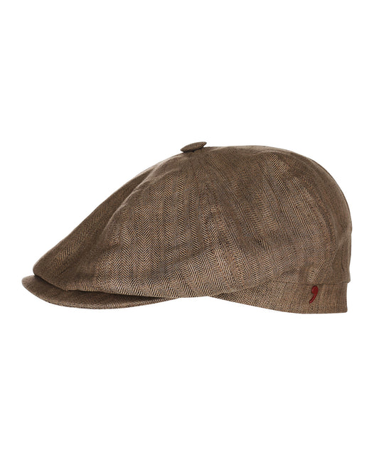 Ballon Cap 100% Linnen | Bruin