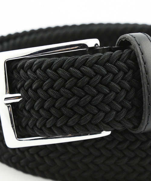 Gevlochten Riem | Zwart