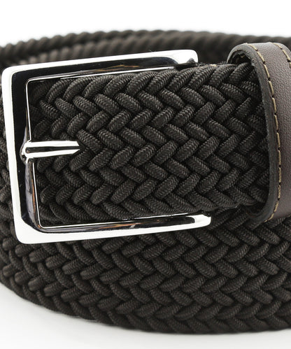 Gevlochten Riem | Donker Bruin