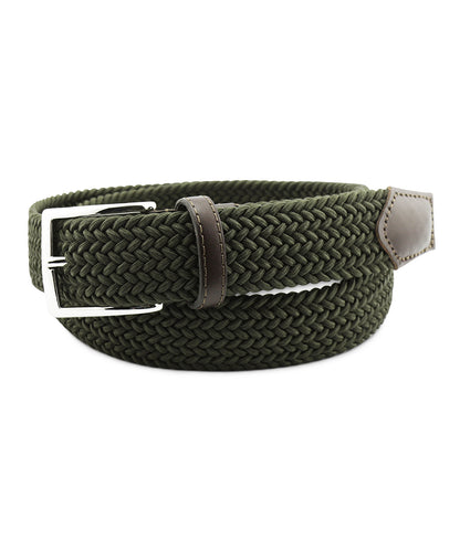 Gevlochten Riem | Olive