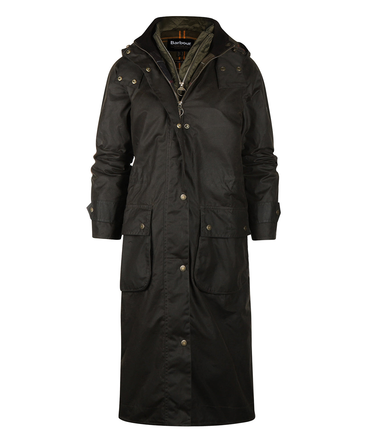 Dames Long Cannich Wax Jacket |